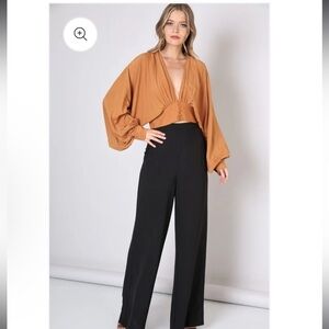Do+Be Women's V-Neck Blouse S NWTs